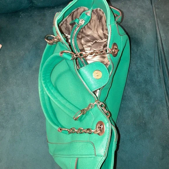 Bright Teal Shoulder Bag - Picture 2 of 4